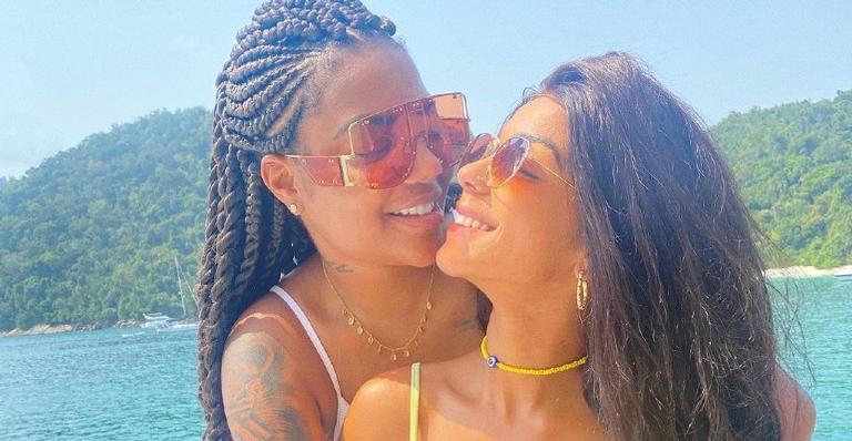 Ludmilla e Brunna recebem chuva de elogios com cliques tomando café da manhã em local paradisíaco