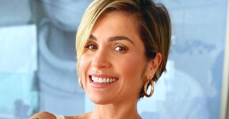 Recuperada da Covid-19, Flávia Alessandra ostenta abdômen trincado ao deixar academia no Rio