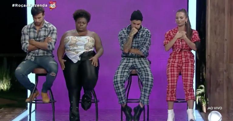 A Fazenda: Jojo Todynho, Lipe Ribeiro, Mariano e Stéfani Bays formam a roça