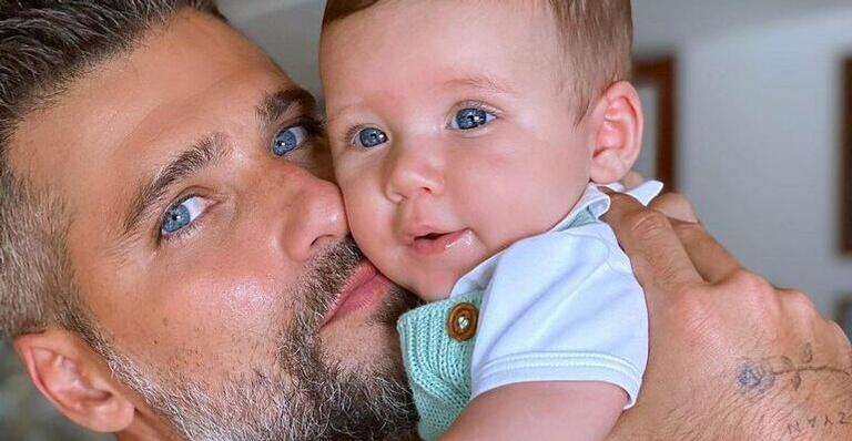 Bruno Gagliasso encanta ao mostrar o mesversário de Zyan: ”Felicidade e muito amor”