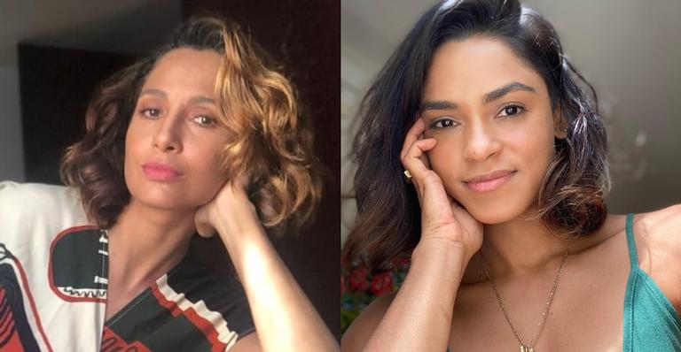 Camila Pitanga relembra clique com Lucy Alves durante a novela ‘Velho Chico’: ”TBT com a amada”