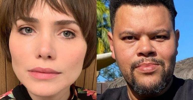 Leticia Colin presta homenagem para Babu Santana: ”Admiro e aprendo com o jeito de atuar”