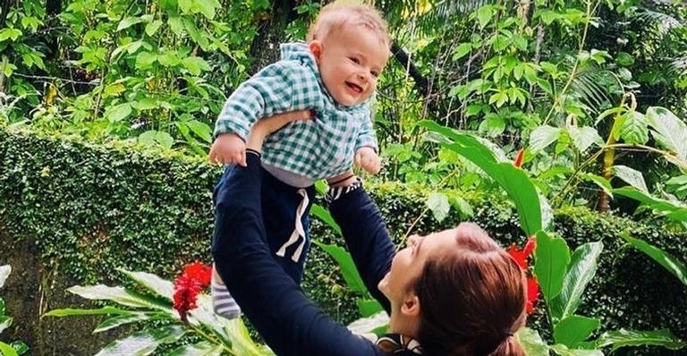 Titi Müller comemora seis meses do filho Benjamin: ”Amor que só cresce e arrebenta o peito”
