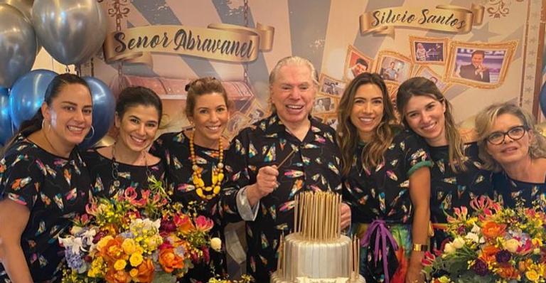 Patricia Abravanel mostra festa do pijama em celebração do aniversário do pai, Silvio Santos