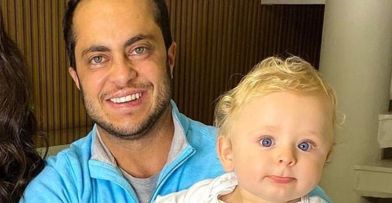 Thammy Miranda fica de chamego com o filho, Bento, e encanta a web