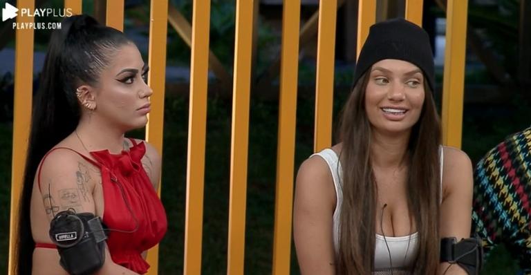 A Fazenda: Ao comentar sobre Raissa e Mirella, Stéfani Bays dispara: ”To tão exausta do jogo”
