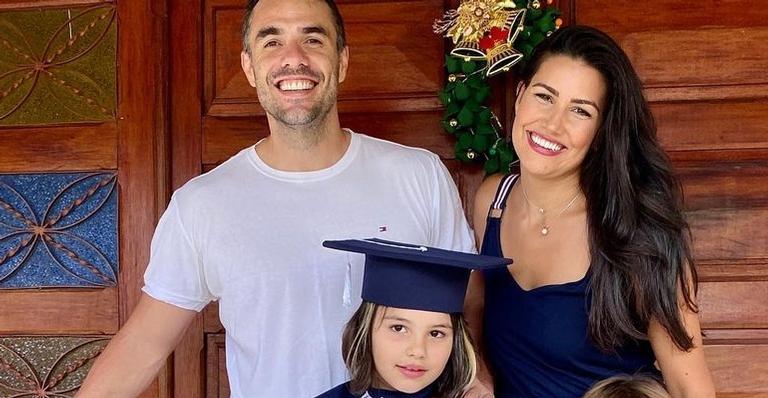 Mariana Felício e Daniel Saulo celebram formatura da filha: ”Coração está cheio de gratidão”