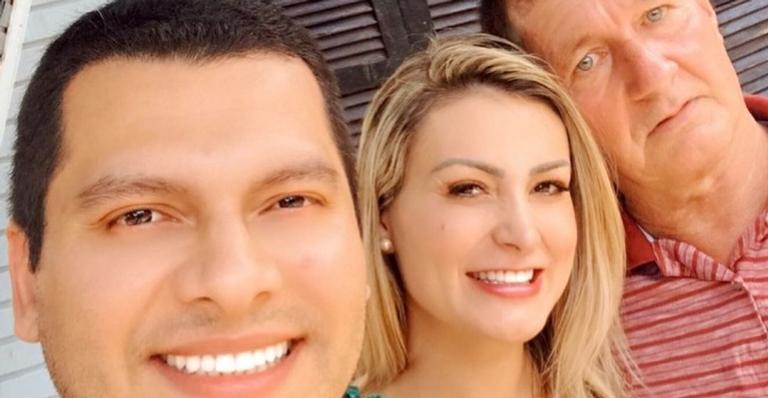 Thiago Lopes conhece o sogro e pede a mão de Andressa Urach: ”Ele nos abençoou”