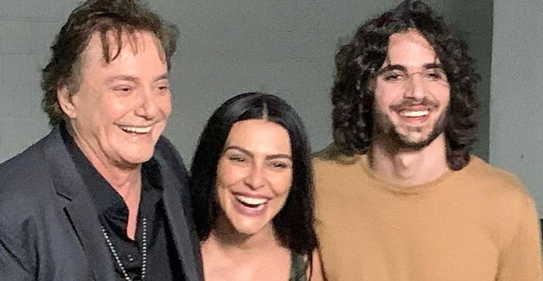 Fábio Jr posta foto com os filhos, Fiuk e Cleo: ”Amo vocês meus filhotes”