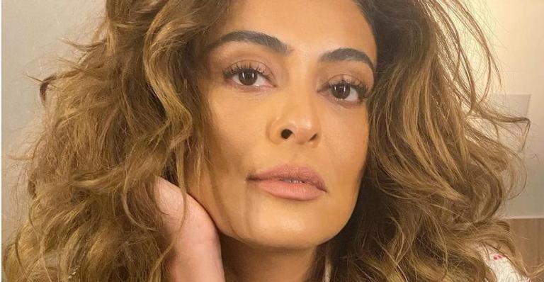 Juliana Paes surge usando vestido florido meio a natureza e recebe elogios da web: ”Que princesa”