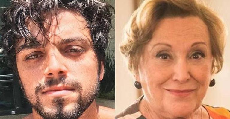 Rodrigo Simas relembra novela ao lado de Nicette Bruno: ”Que honra”