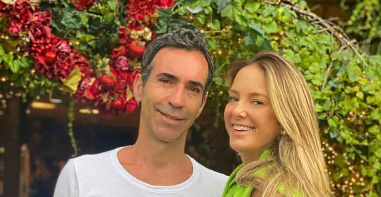 Cesar Tralli ganha homenagem da esposa, Ticiane Pinheiro, em seu aniversário de 50 anos