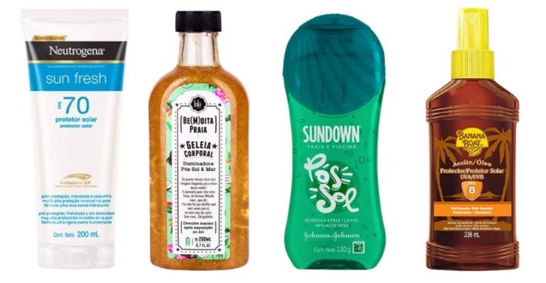 Protetor solar, pós sol e muito mais: 8 produtos perfeitos para o verão