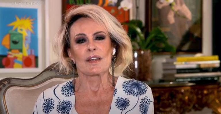 Ana Maria Braga lamenta a morte de membro da equipe do Mais Você: ”Que ele faça uma boa passagem”