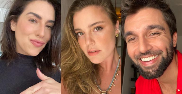 Fe Paes Leme surge em momento descontraído com Alice Wegmann e Silva e fãs piram: ”Que trio!”