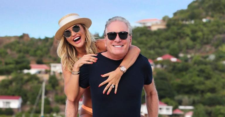 Roberto Justus se derrete ao fotografar Ana Paula Siebert