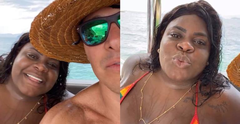 Rodrigo Faro e Jojo Todynho curtem passeio de barco juntos e cantora brinca: ”Me sentindo a Ariel!”