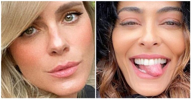 Carolina Dieckmann mostra Juliana Paes usando o seu maiô e se emociona: ”Deusa master”