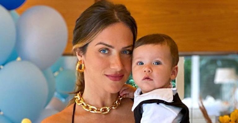 Giovanna Ewbank comemora o sexto mês do filho, Zyan: ”Puro amor e felicidade”