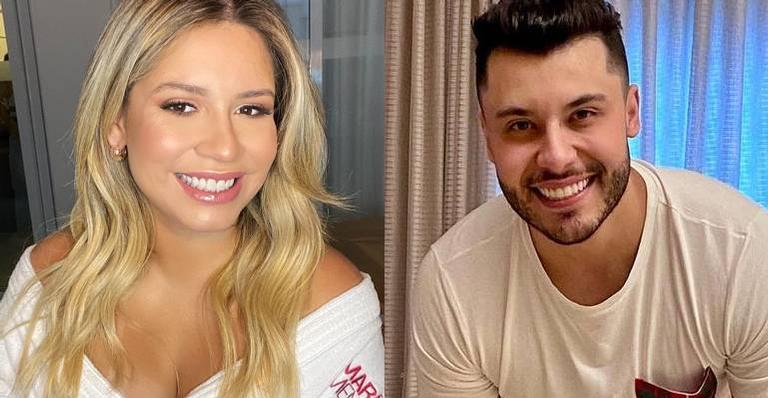 Marília Mendonça faz ‘tatuagem’ em Murilo Huff: ”Amor eterno”