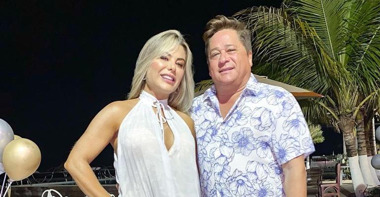 Poliana Rocha, esposa de Leonardo, revela que já perdoou traição