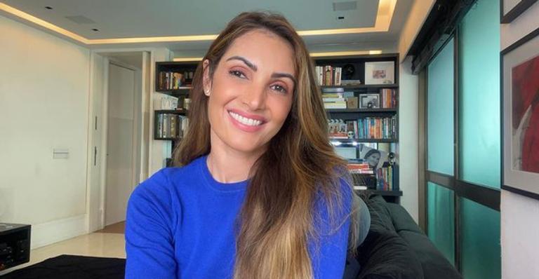 Patrícia Poeta arranca suspiros ao colocar o carão para jogo: ”Vivendo o presente!”