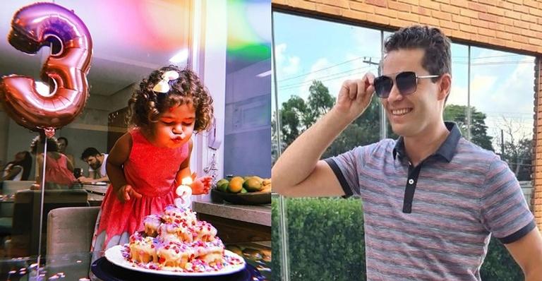 Pedro Leonardo encanta ao relembrar aniversário de três anos da filha, Mavie