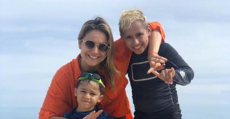 Fernanda Gentil mostra filhos se divertindo com amigos e se derrete: ”Transbordando de felicidade”