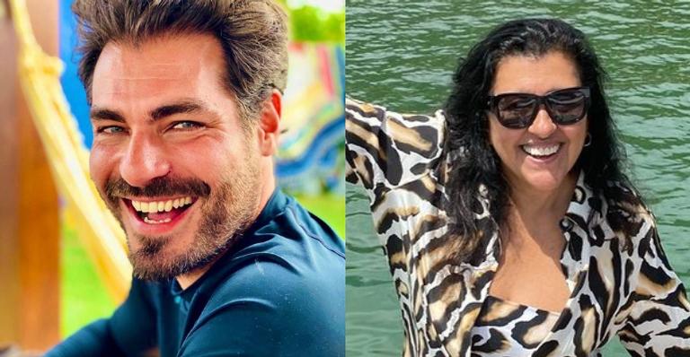 Regina Casé resgata clique ao lado de Thiago Lacerda: ”Fazendo par romântico”