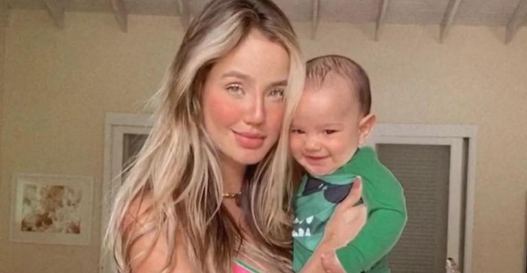 Biah Rodrigues celebra 8 meses do filho, Theo: ”Serzinho que deu sentido pra minha vida!”