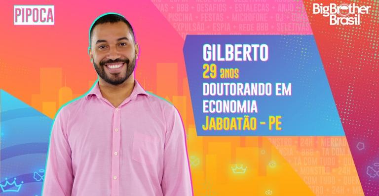 BBB21: Conheça Gilberto, o doutorando em Economia do grupo Pipoca