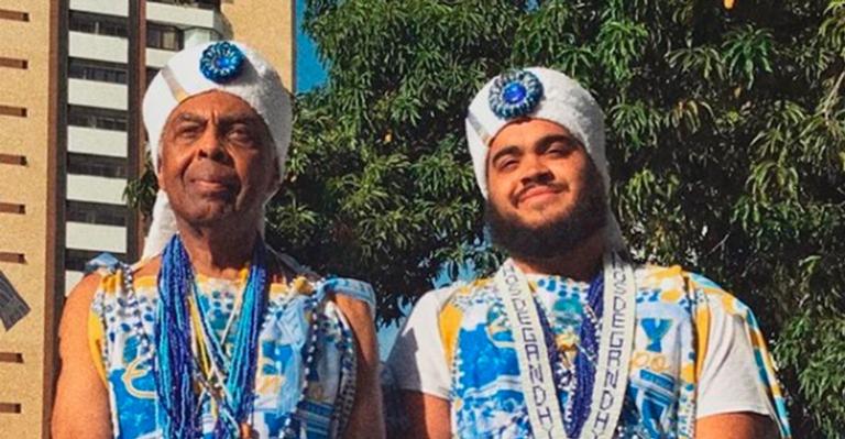 Gilberto Gil comemora aniversário do neto, Fran Gil: ”Que 2021 traga novos ventos”