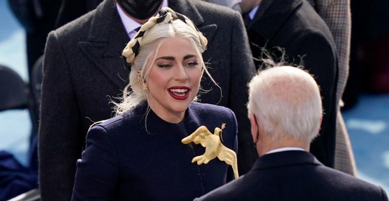 Lady Gaga se emociona na posse de Joe Biden