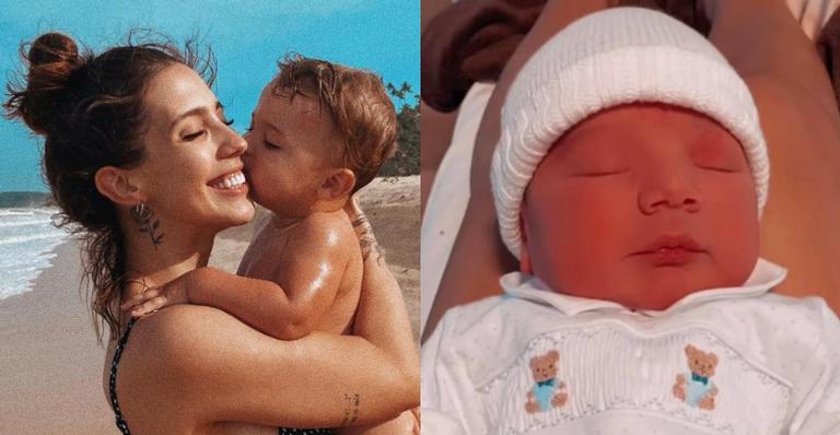 Gabi Brandt compara fotos de Davi e Henri, e semelhança impressiona