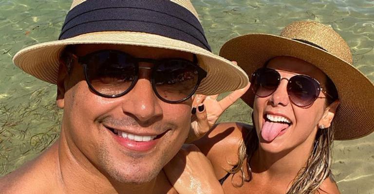Carla Perez e Xanddy desembarcam em Fernando de Noronha e compartilham lindos cliques