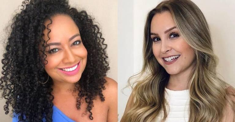 Aretha Oliveira posta foto com Carla Diaz da época de Chiquititas: ”Nossa pequena gigante”