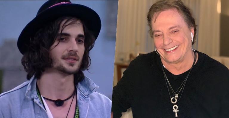 BBB21: Fiuk solta a voz com sucesso antigo de Fábio Jr e brinca: ”Paizão”