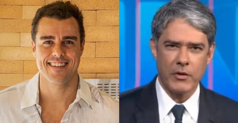 Joaquim Lopes posta foto com Bonner e brinca: ”De quando a gente discutiu se a terra era plana”