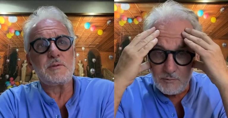 Otávio Mesquita revela que teve Covid-19 e lamenta: ”Fiquei sem máscara”