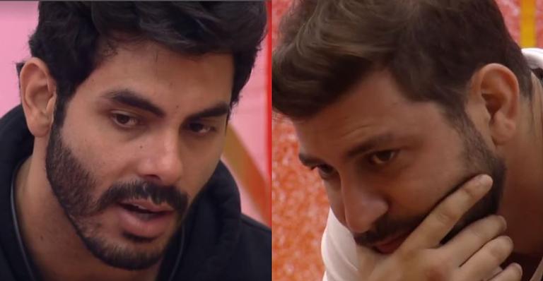BBB21: Rodolffo e Caio falam sobre o paredão: ”A Sarah está menos participativa”
