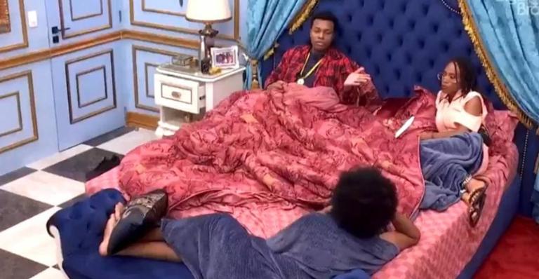 BBB21: Nego Di fala no quarto do líder sobre Lucas Penteado: ”Não vou comer a comida dele”