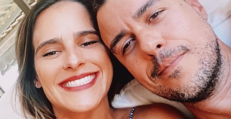 Grávida, Marcella Fogaça exibe lindo barrigão ao lado de Joaquim Lopes
