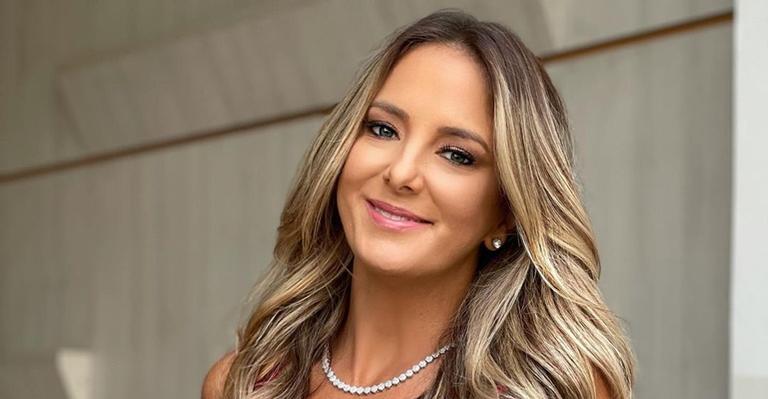 Dançando, Ticiane Pinheiro exibe look do dia e web reage: ”Mais linda do mundo”
