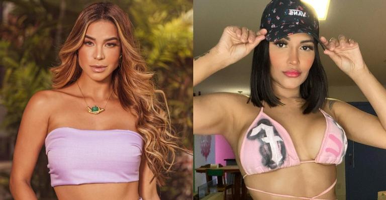 Kerline, do BBB21, posa ao lado de Flay, do BBB20 e surpreende a web