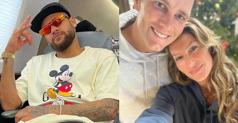 Neymar Jr. homenageia Tom Brady, marido de Gisele Bündchen: ”Lenda!”