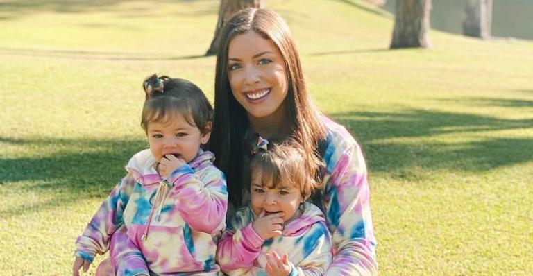 Fabiana Justus publica vídeo encantador das filhas e se derrete: ”Ai meu coração”