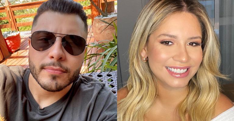 Murilo Huff posa com Marília Mendonça e encanta web: ”Trabalhando em casal”