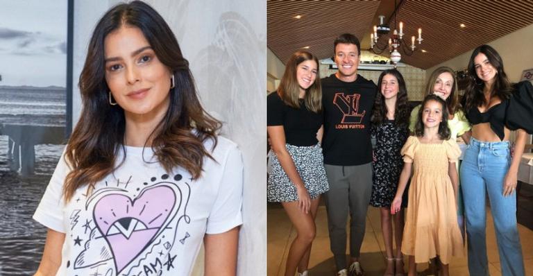 Vera Viel e a família aparecem juntinhos comemorando o aniversário da mãe de Rodrigo Faro