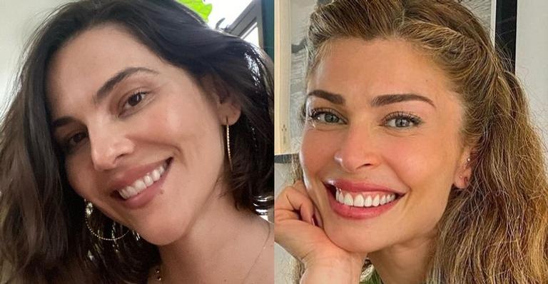Tainá Muller posta foto com Grazi Massafera e fala sobre adotar novo visual para ‘Bom dia, Verônica’
