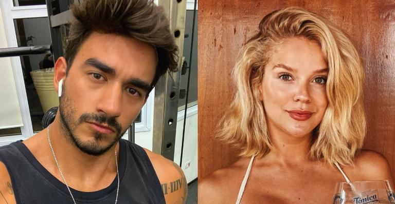 Ex-BBB Guilherme Napolitano posa com Gabi Lopes durante gravações: ”Bons drinks com ela”